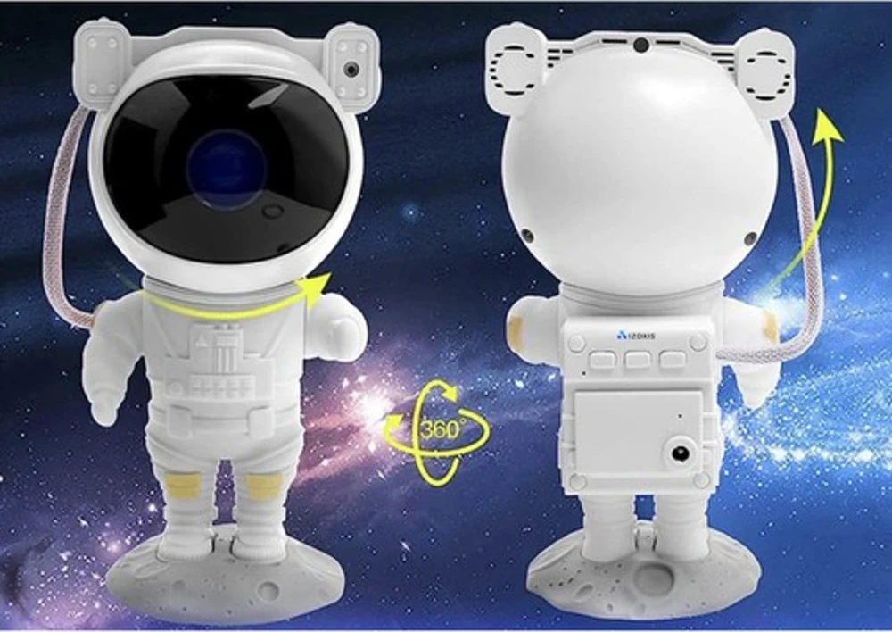 Izoxis 21857 astronautas LED žvaigždžių projektorius