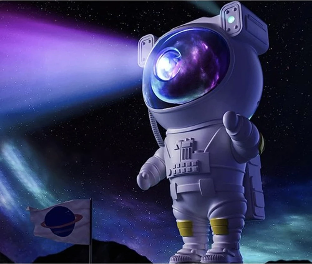 Izoxis 21857 astronautas LED žvaigždžių projektorius