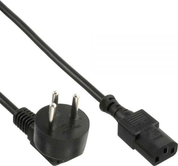Maitinimo kabelis InLine H tipas Izraelis IEC jungtis 1.8m (16652H)