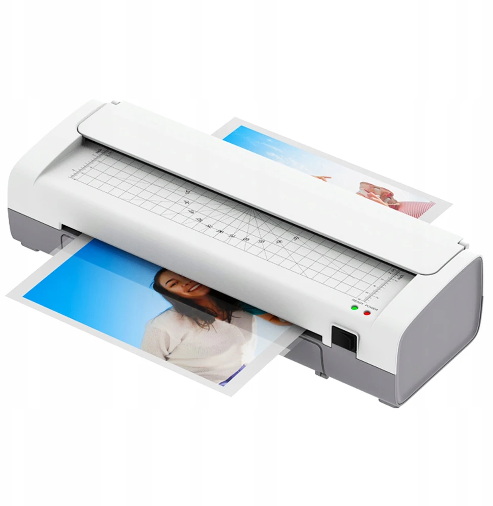 Laminator J1 LAMINATOR LAMINARKA A4 A3+ NÓŻ AKCESORIA FOLIA 50 Rinkinys