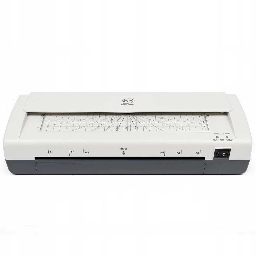 Laminator J1 LAMINATOR LAMINARKA A4 A3+ NÓŻ AKCESORIA FOLIA 50 Rinkinys