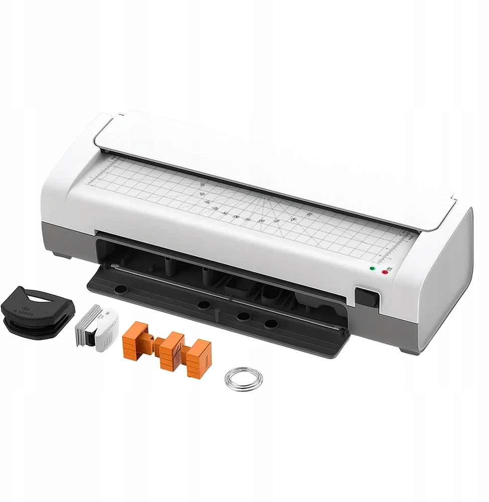Laminator J1 LAMINATOR LAMINARKA A4 A3+ NÓŻ AKCESORIA FOLIA 50 Rinkinys
