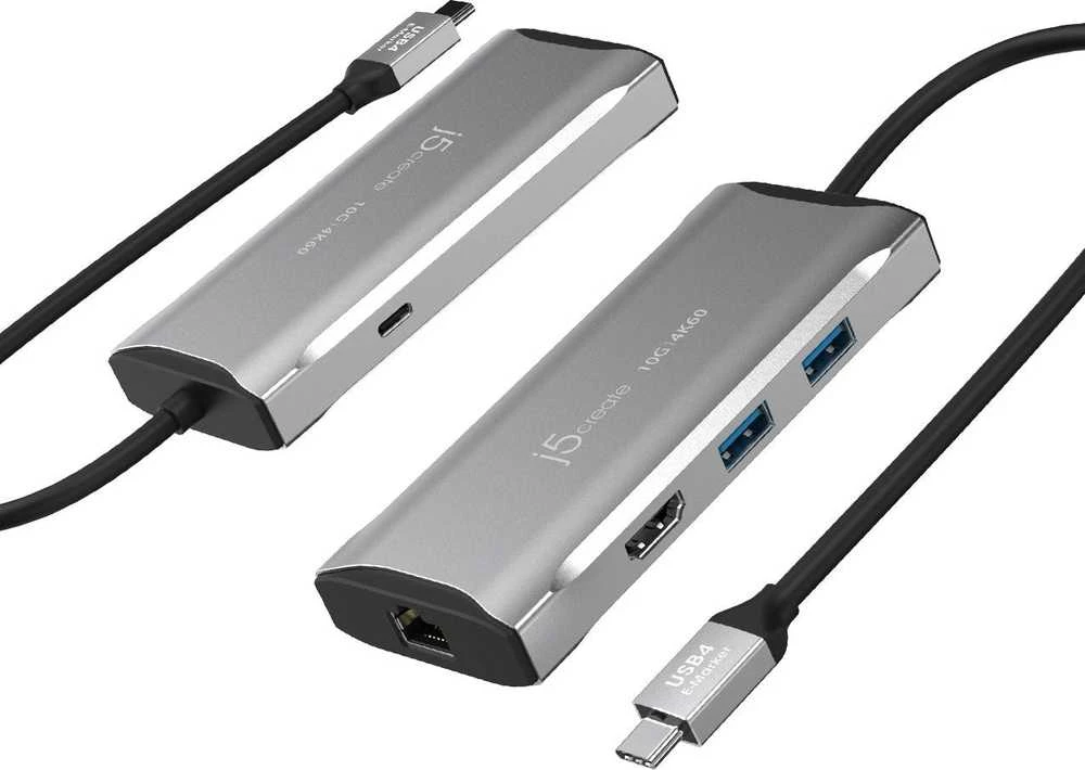 J5create – 4k60 Elite USB-C 10Gbps kelioninis dokas