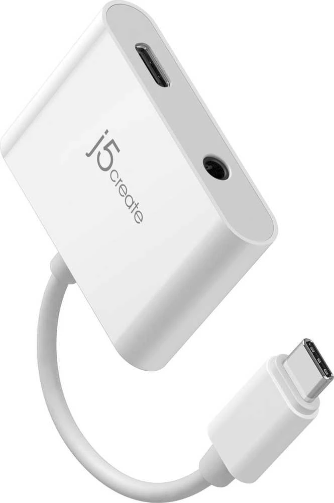 J5create – USB-C į 3,5 mm garso adapteris su maitinimo šaltiniu