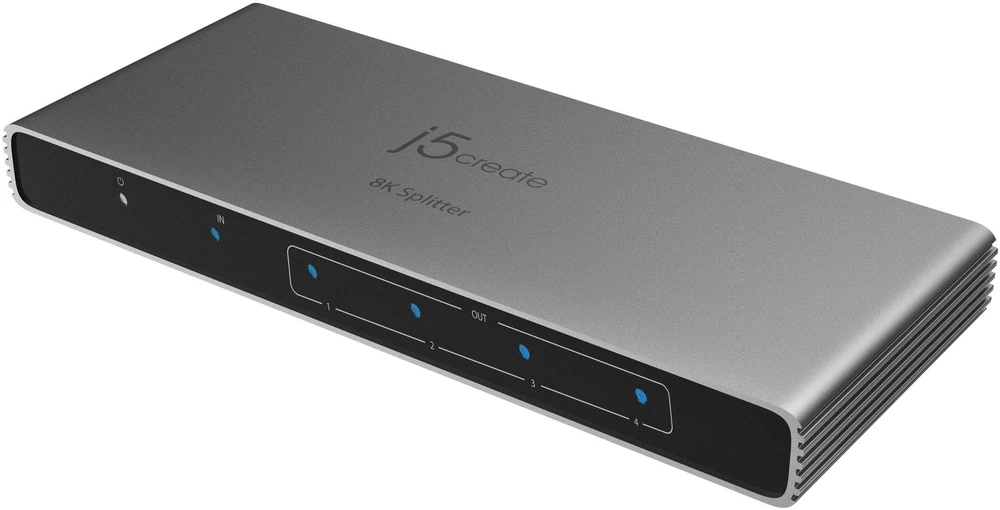 j5create Rozdzielacz HDMI 2.1 8K 4-kierunkowy (JDSH814-N)