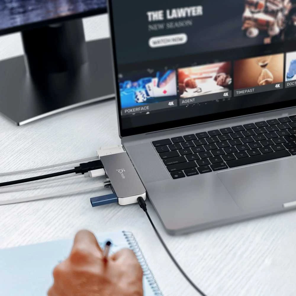 j5create j5sukurkite USB HUB 4K60 ELITE PRO USB4 HUB SU
