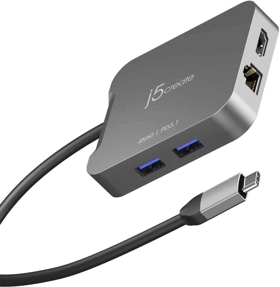 J5create – 4K60 Elite USB-C kelioninis adapteris
