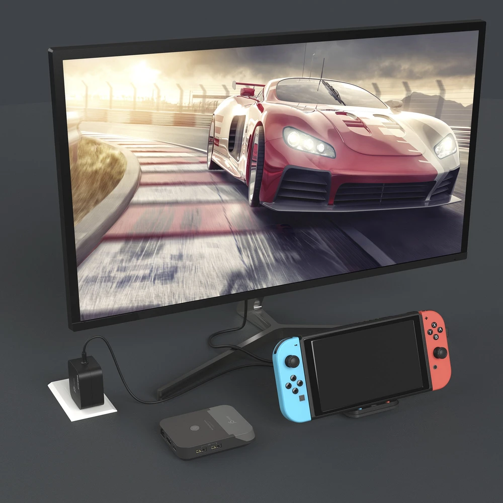 J5create - Mini įkrovimo stotelė, skirta „Nintendo Switch“