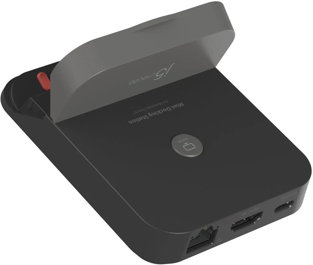 J5create - Mini įkrovimo stotelė, skirta „Nintendo Switch“