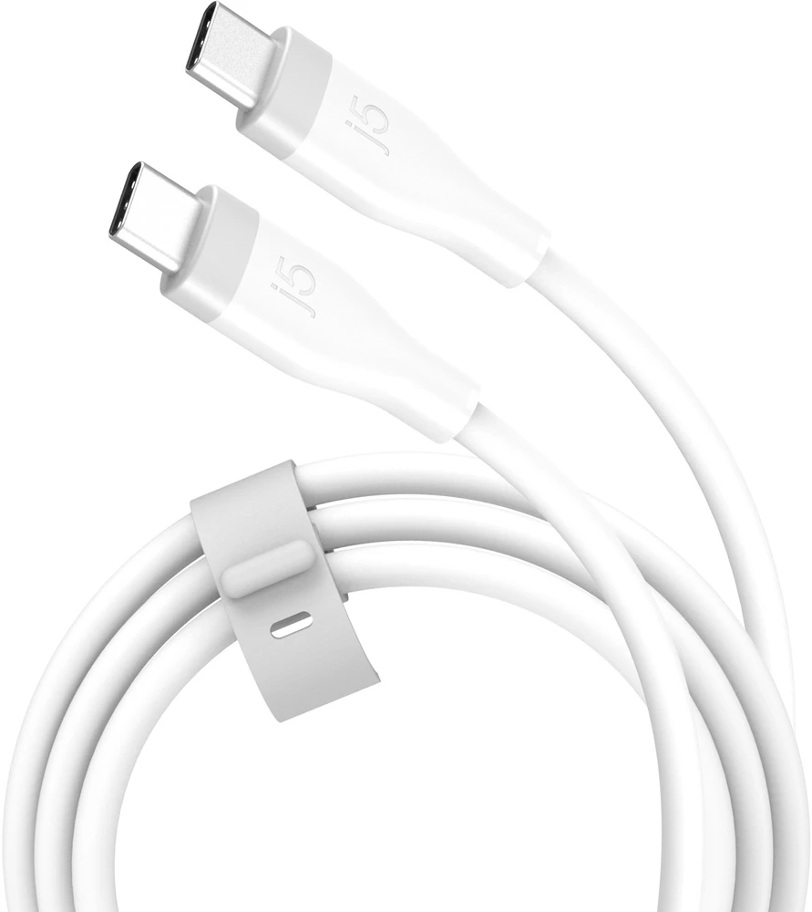 Nezatříděno Kabelis USB j5create USB-C 60 W do szybkiego ładowania su płynnego silikonu (JUCX17W-N)