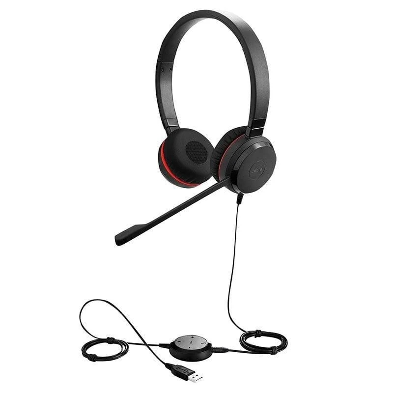 JABRA Evolve 30 II MS stereo Ausinės on-ear su laidu USB 3.5 mm jack Certified skirta Skype skirta Business