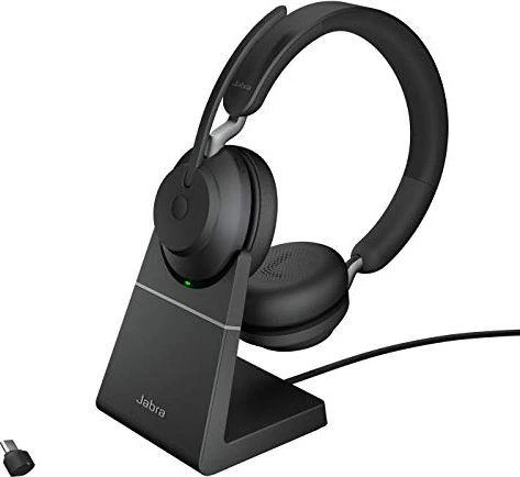 Ausinės JABRA Evolve2 65 Link380c UC Stereo Stovas Juodas