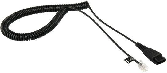 Jabra QD į RJ10 spiralinis laidas