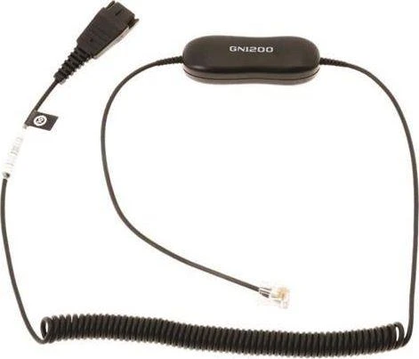 Jabra GN 1200 Anschlusskabel Smart Cord QD auf RJ9/10 spiral