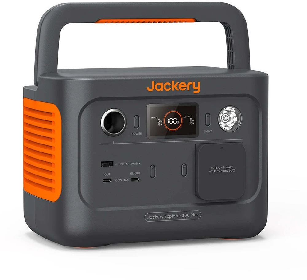 Jackery Explorer 300 Plus maitinimo stotelė, 288 Wh
