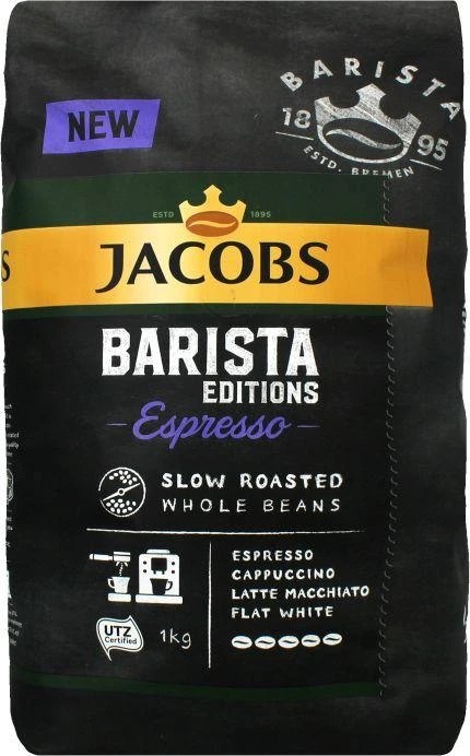 Jacobs Barista Editions Espresso kavos pupelės 1kg
