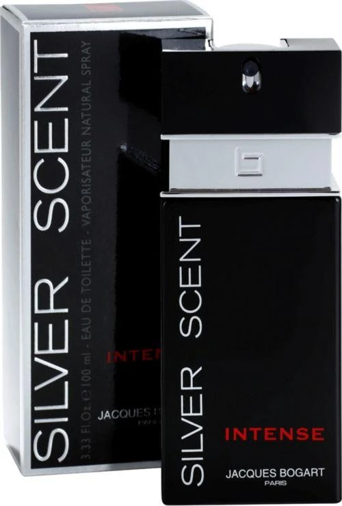 Jacques Bogart Sidabrinis Scent Intense EDT tualetinis vanduo vyrams, 100 ml