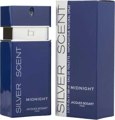 Jacques Bogart Sidabrinis Scent Midnight EDT tualetinis vanduo vyrams, 100 ml