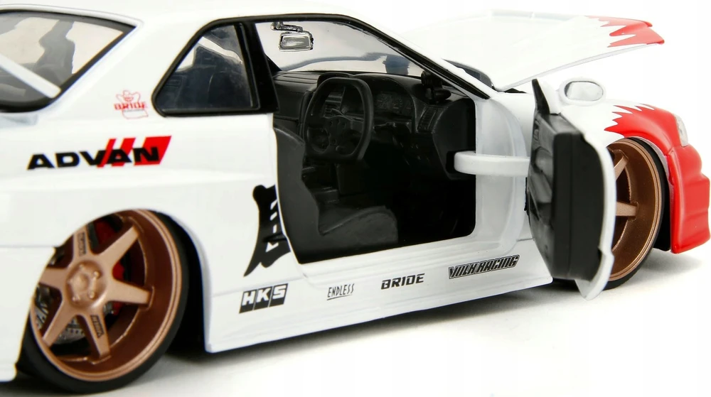 Jada Street Fighter Ryu 1:24 Nissan Skyline GTR 253255071