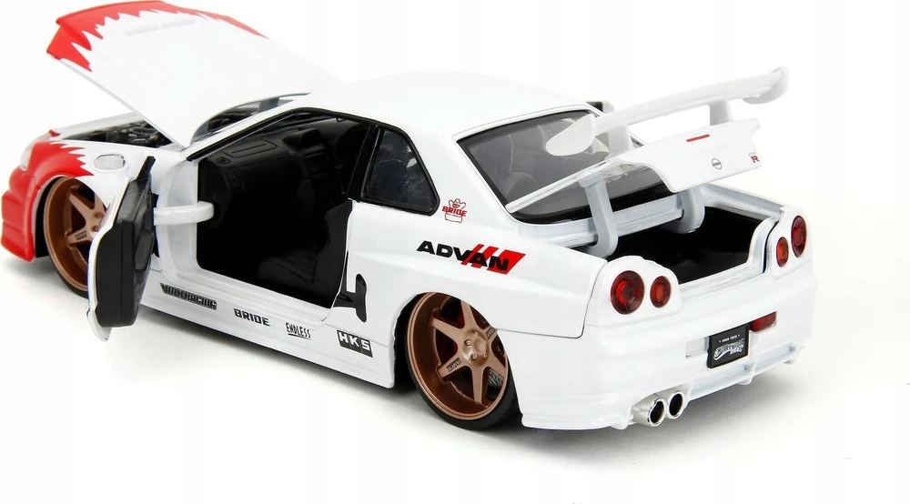 Jada Street Fighter Ryu 1:24 Nissan Skyline GTR 253255071