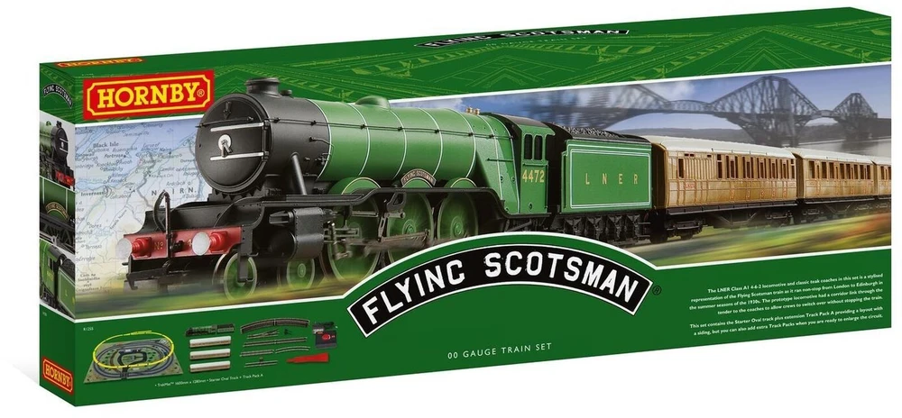 Jada Toys Hornby OO 1:76 rinkinys Flying Scotsman traukinio modelis