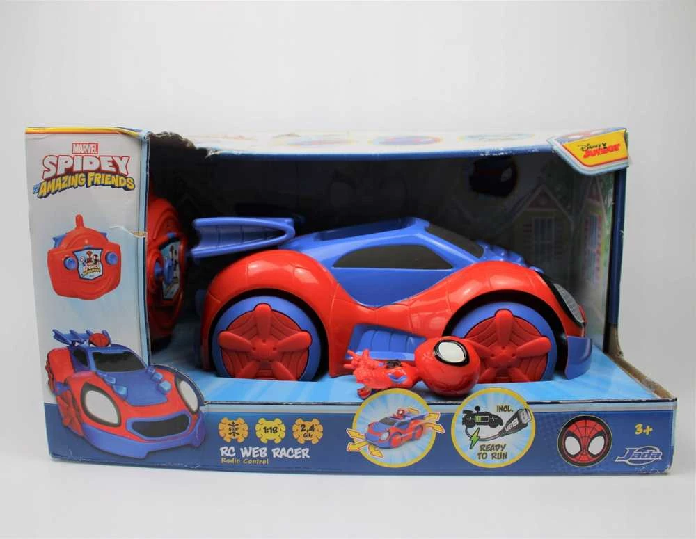 SIB Jada Toys Jada RC Spidey Web Racer, 1:18 Radijo bangomis valdomas (RC) modelis Vikšrinis sunkvežimis Elektrinis variklis