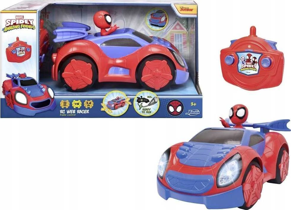 SIB Jada Toys Jada RC Spidey Web Racer, 1:18 Radijo bangomis valdomas (RC) modelis Vikšrinis sunkvežimis Elektrinis variklis