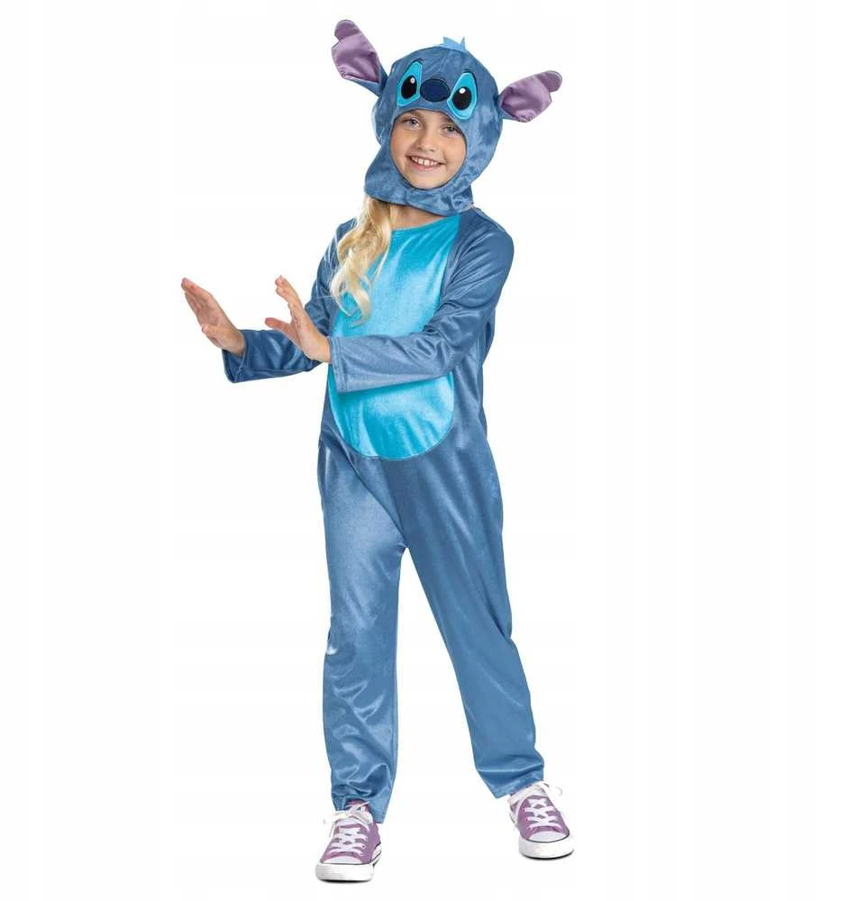 Disguise „Disney Lilo&Stitch“ karnavalinis kostiumas „Stitch“ kostiumas, puošni suknelė 127–136 cm (7–8 metai) „Kigurumi“