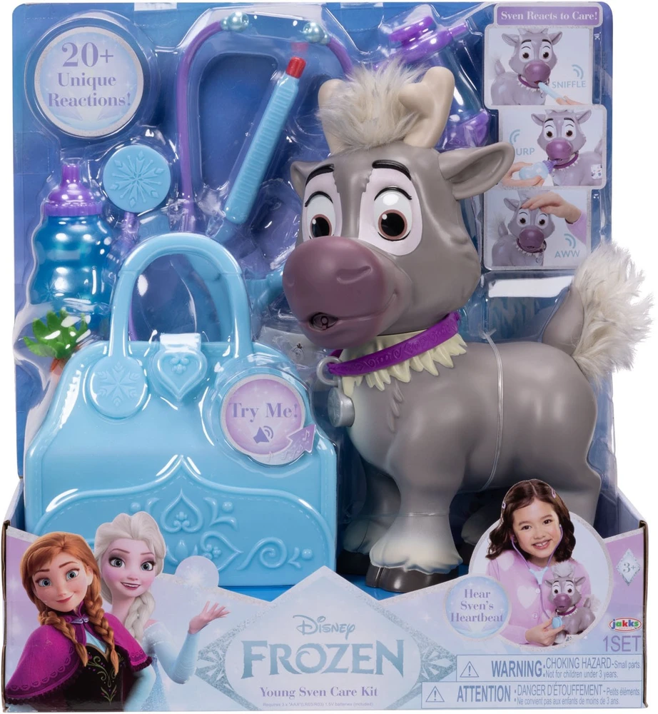 Jakks Pacific „Disney“ „Ledo šalis“ – kūdikio Sveno priežiūros rinkinys (241524)