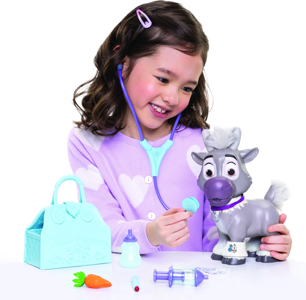 Jakks Pacific „Disney“ „Ledo šalis“ – kūdikio Sveno priežiūros rinkinys (241524)