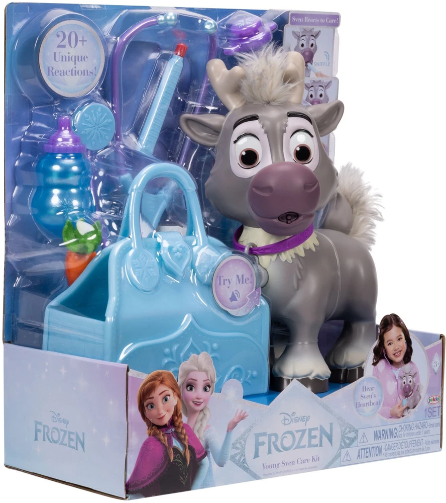Jakks Pacific „Disney“ „Ledo šalis“ – kūdikio Sveno priežiūros rinkinys (241524)