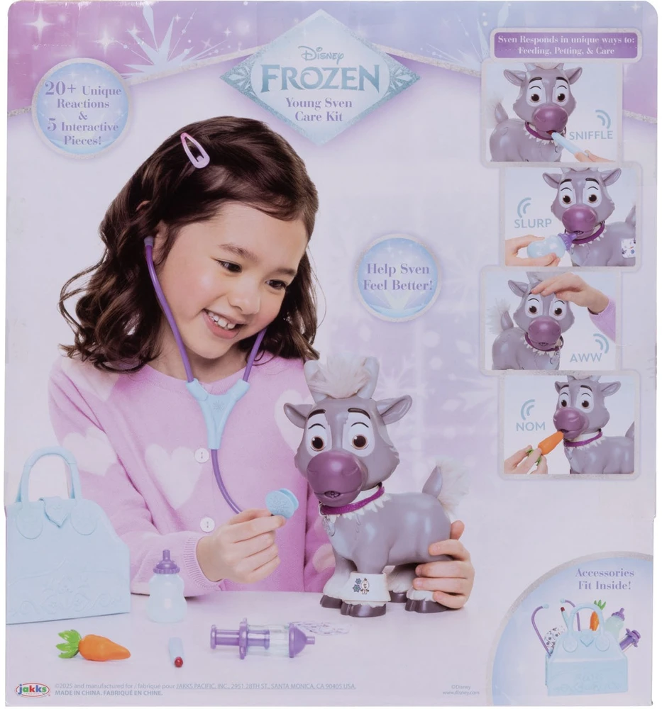Jakks Pacific „Disney“ „Ledo šalis“ – kūdikio Sveno priežiūros rinkinys (241524)