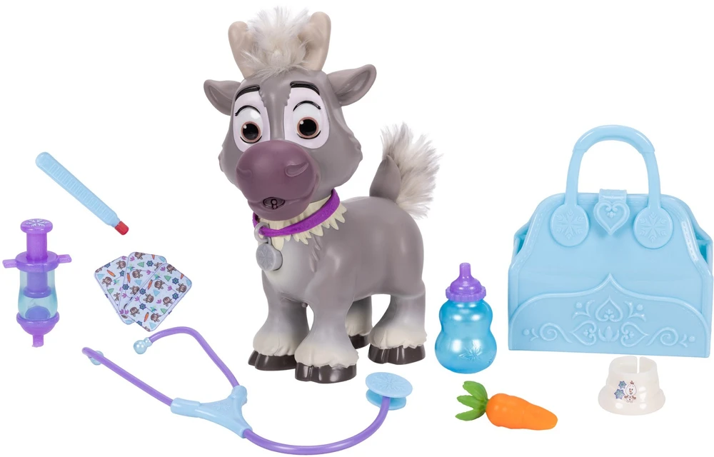 Jakks Pacific „Disney“ „Ledo šalis“ – kūdikio Sveno priežiūros rinkinys (241524)