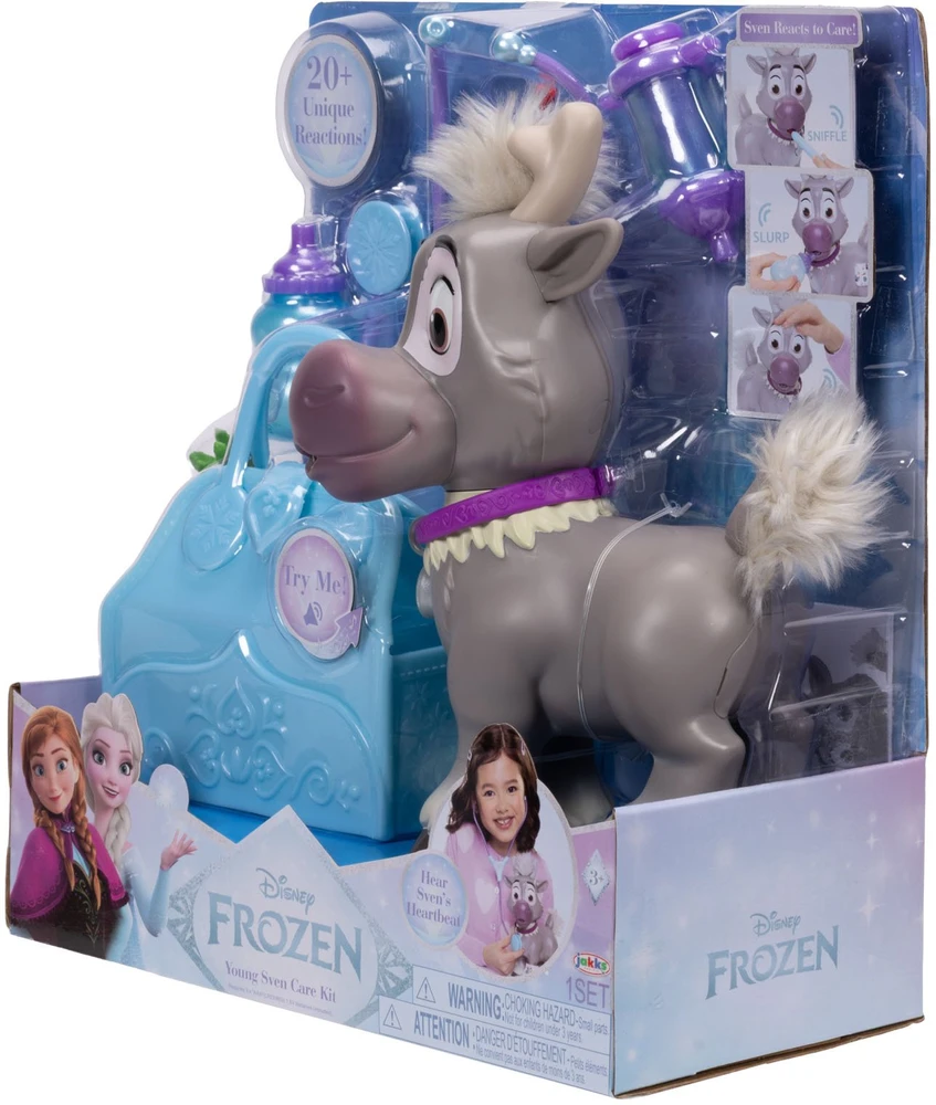 Jakks Pacific „Disney“ „Ledo šalis“ – kūdikio Sveno priežiūros rinkinys (241524)