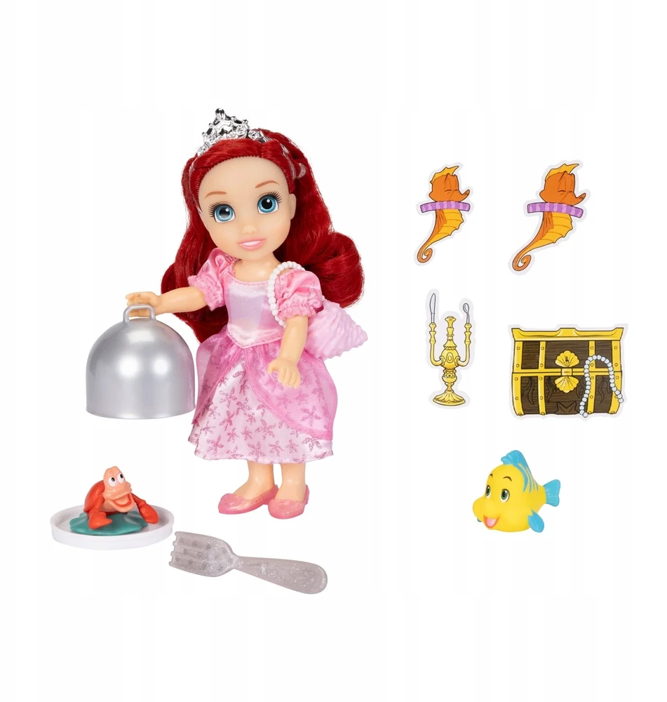 Jakks Pacific Disney Princess lėlė Ariel 15 cm (2338049)