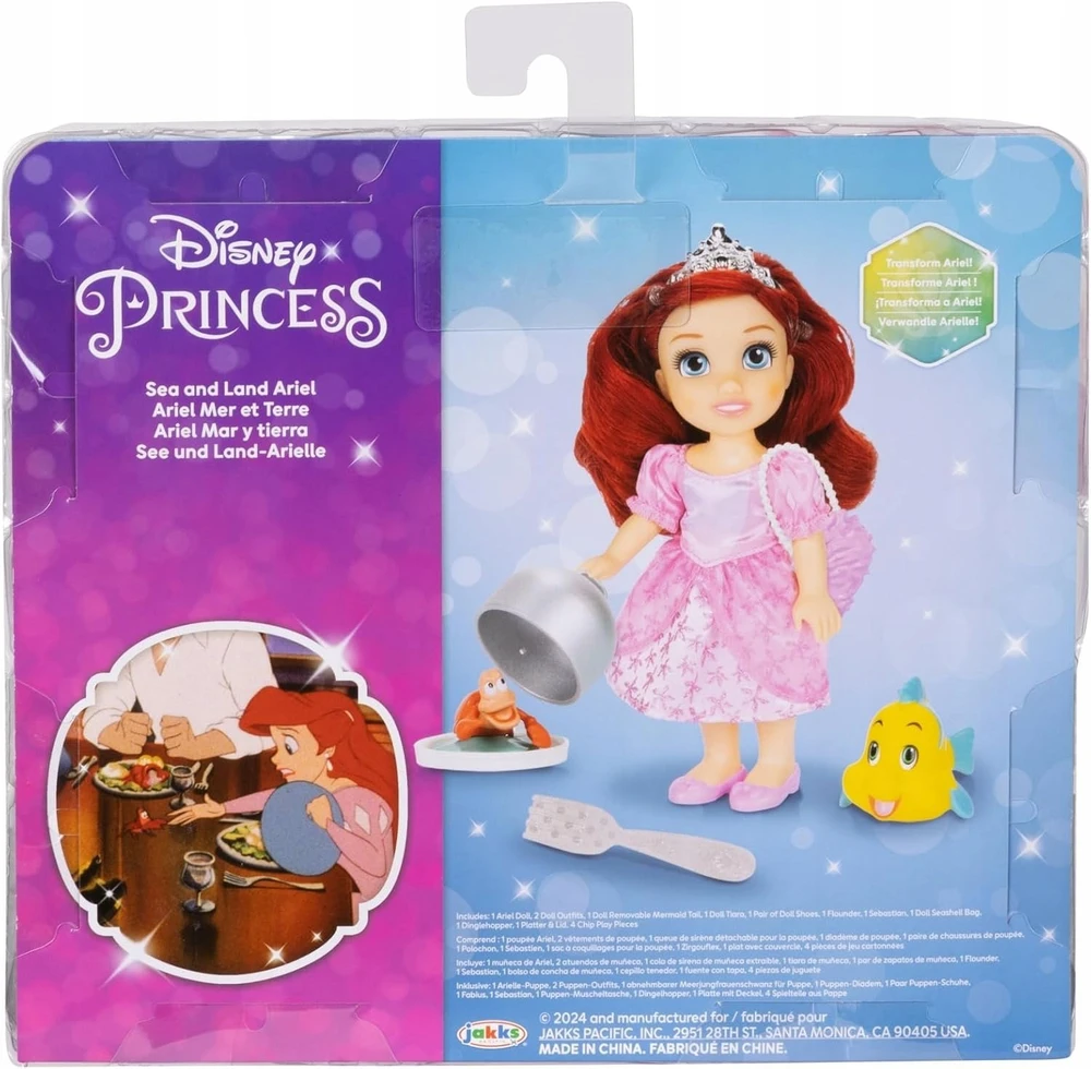 Jakks Pacific Disney Princess lėlė Ariel 15 cm (2338049)