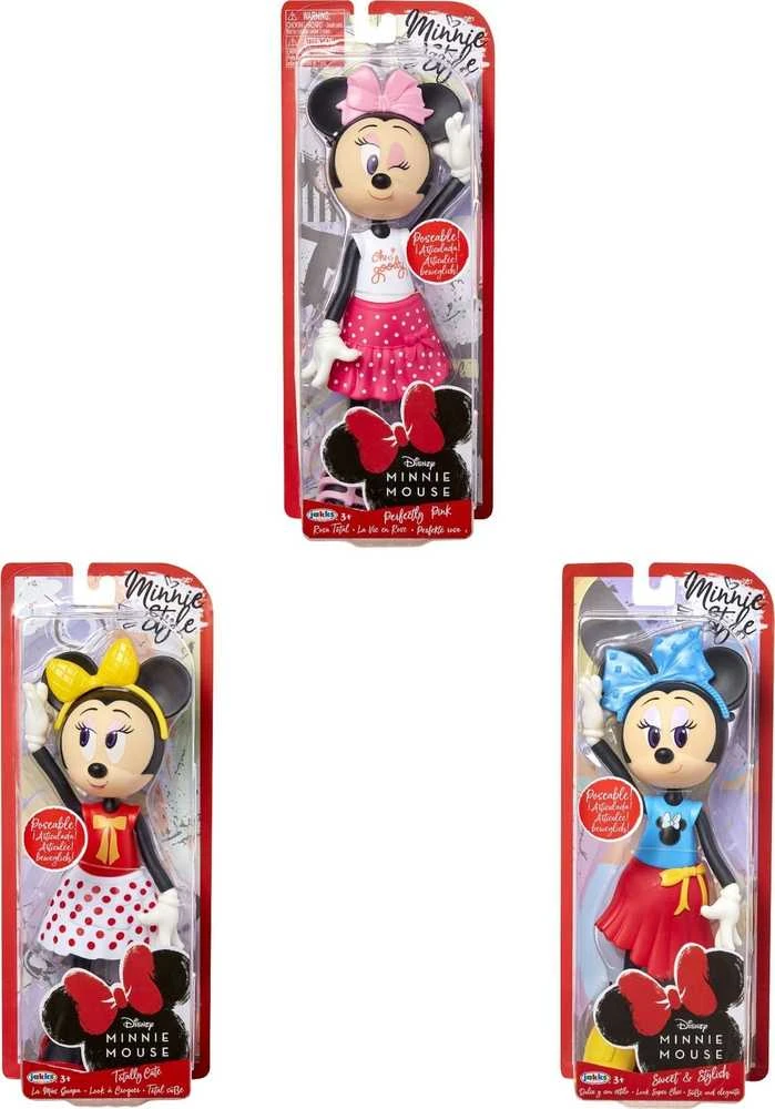 Disney, Minnie Mouse, Lėlė, Saldi - Stilinga, Mergaitėms