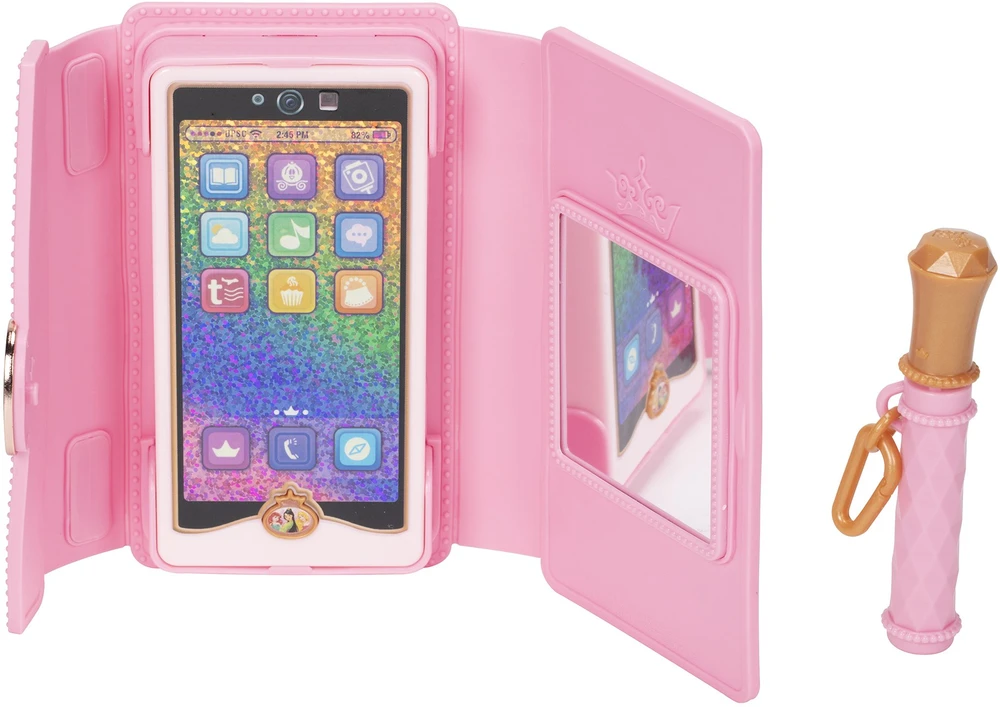„Disney Princess“ stiliaus kolekcija – žaidimų telefonas ir stilinga delninė (221314)