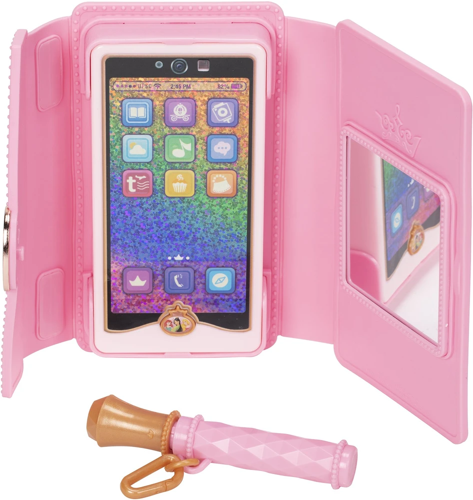 „Disney Princess“ stiliaus kolekcija – žaidimų telefonas ir stilinga delninė (221314)