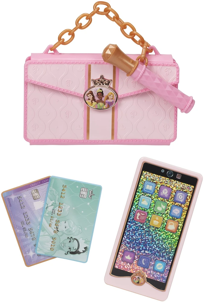 „Disney Princess“ stiliaus kolekcija – žaidimų telefonas ir stilinga delninė (221314)