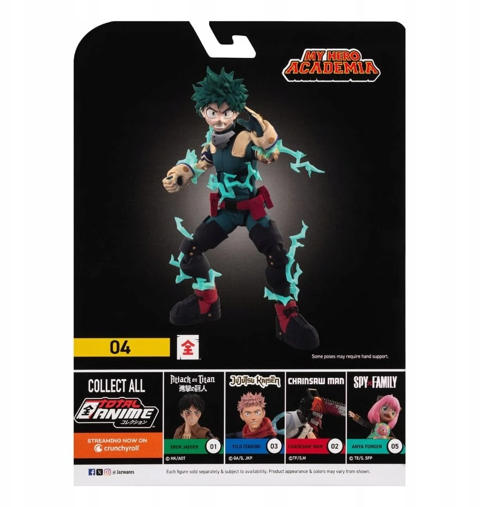 Lanksti figūrėlė Total Anime, 15 cm (atsitiktinė)