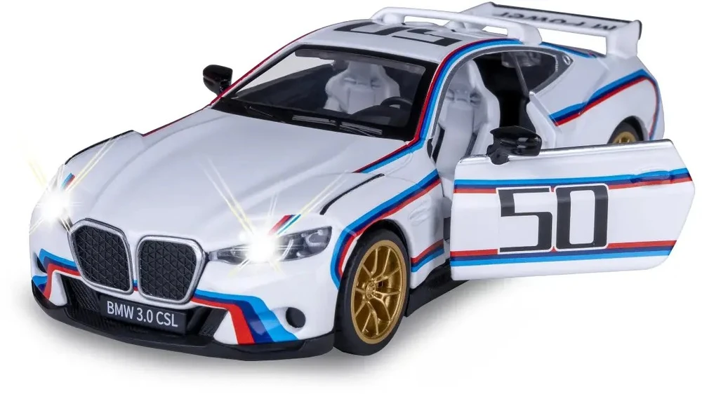 Jamara BMW 3.0 CSL 1:34 balta 3+