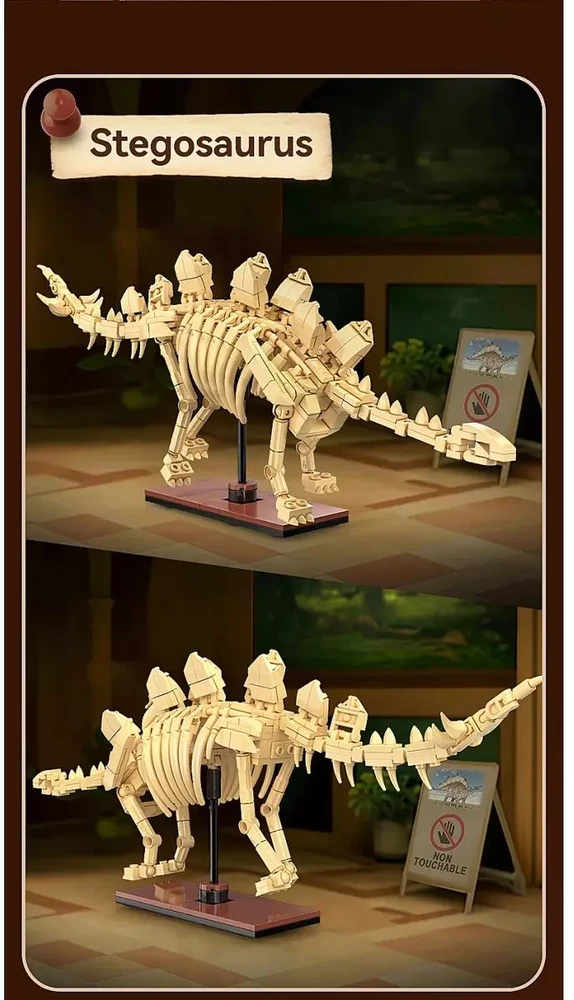 Jamara CaDA Dinozaur Fossil Stegosaurus Bricks 8+