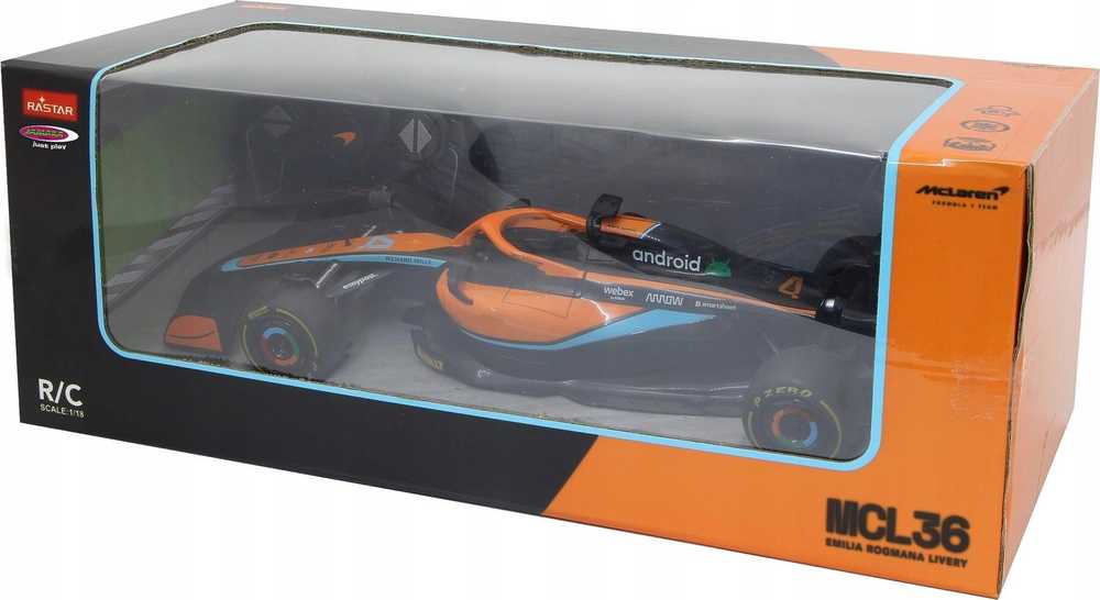 Jamara Jamara e.K. McLaren MCL36 1:18 oranžinis 2.4GHz