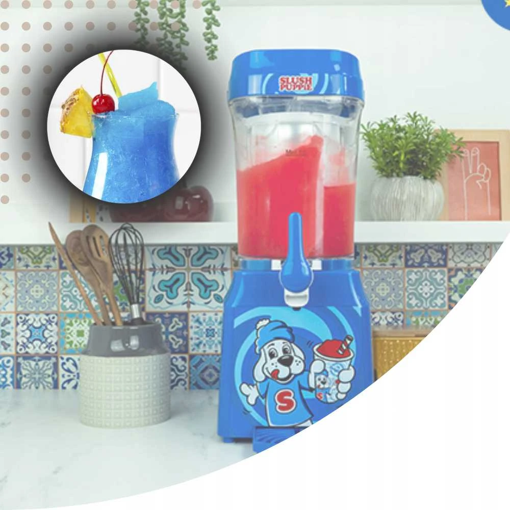 Fizz Creations Carruzzo Fizz SlushPuppie 1L mėlynas su čiaupu