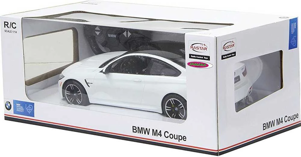 Jamara BMW M4 Coupe 1:14 baltas 40Mhz (404566)
