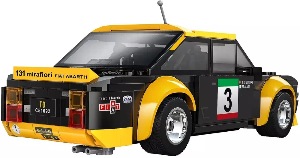 Jamara Jamara CaDA Fiat Abarth 131 zdalnie sterowany modelis Samochód Silnik elektrinis 1:20
