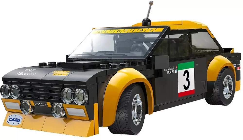 Jamara Jamara CaDA Fiat Abarth 131 zdalnie sterowany modelis Samochód Silnik elektrinis 1:20