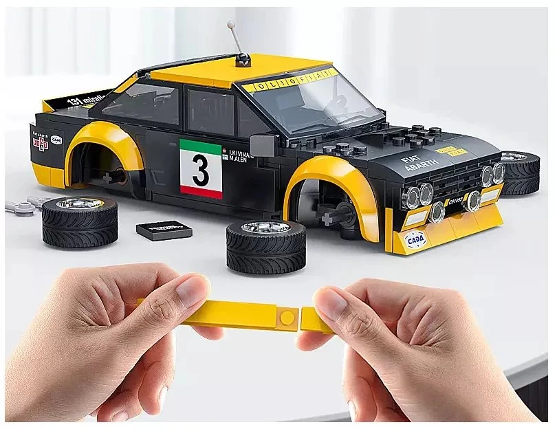 Jamara Jamara CaDA Fiat Abarth 131 zdalnie sterowany modelis Samochód Silnik elektrinis 1:20