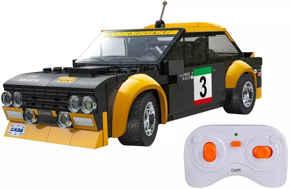 Jamara Jamara CaDA Fiat Abarth 131 zdalnie sterowany modelis Samochód Silnik elektrinis 1:20